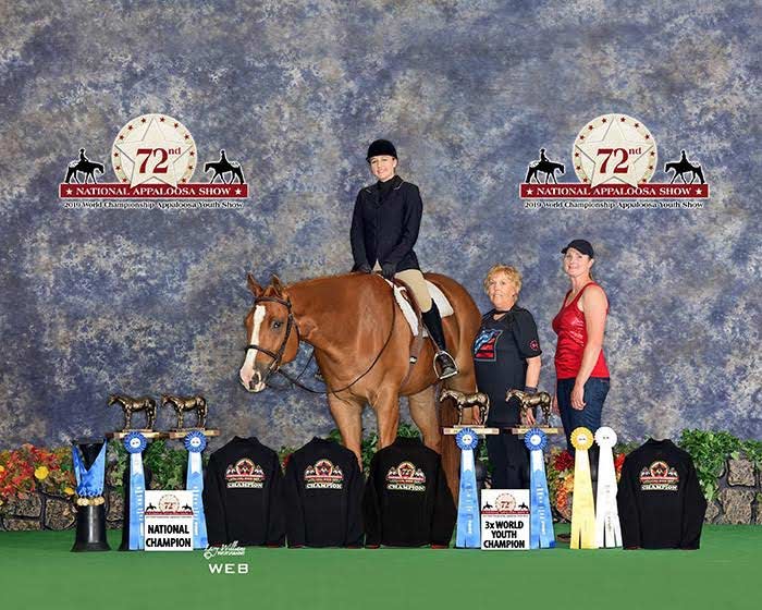 Gretchen Stein and Designed to be Red at Youth World Championship
